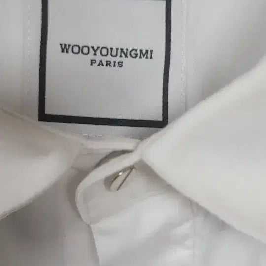 [BUNJANG] WooYoungMi Paris White Cotton Shirt / 우영미 파리 화이트 면 셔츠 남방