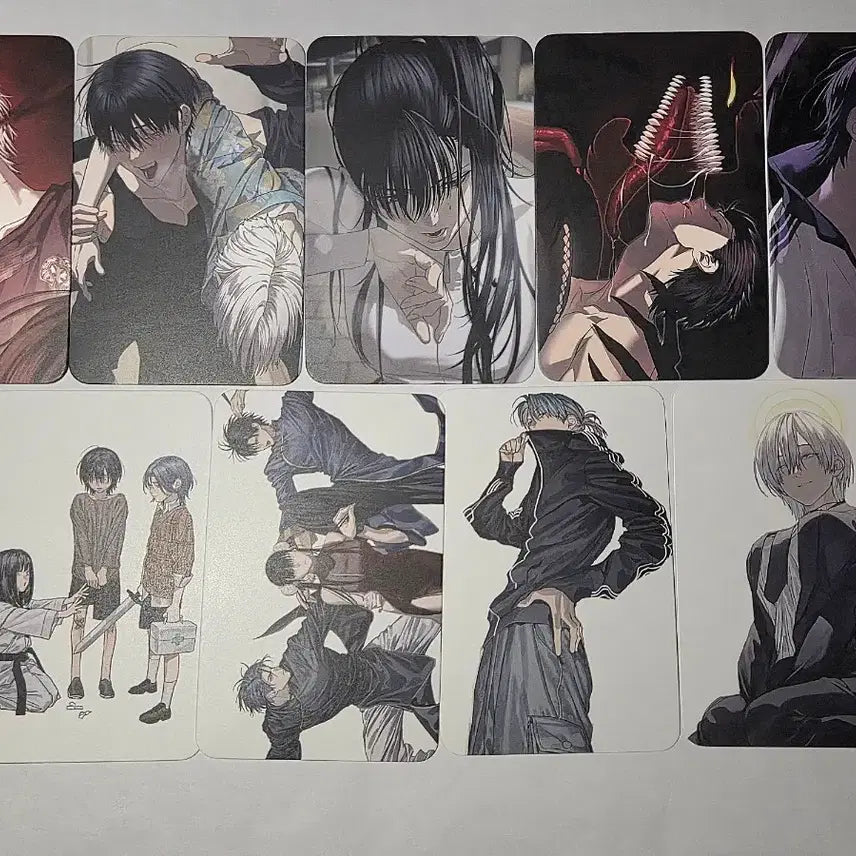 [BUNJANG] Toonique Special Civil Servant Photocard 9-Piece Set / 투니크 별정직공무원 포토카드 포카 방포 방문 포토카드 9종 드볼 세트