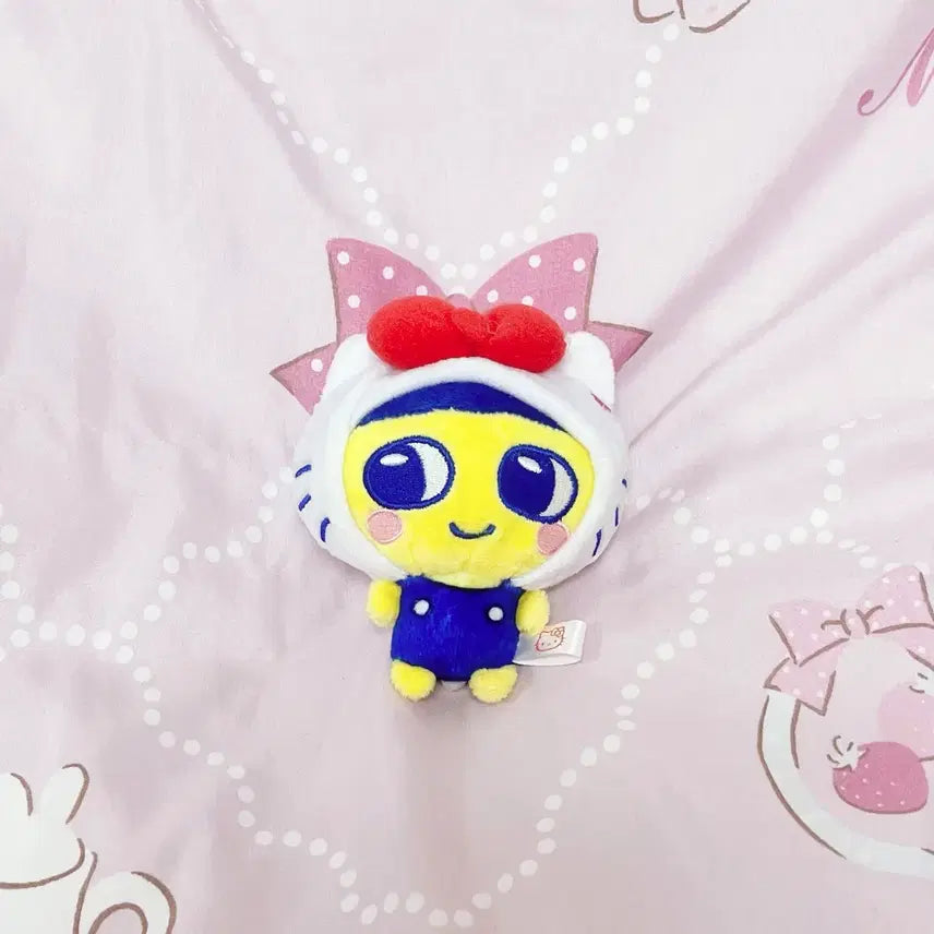[BUNJANG] Tamagotchi Mamechi Sanrio Hello Kitty Collaboration Plush Mascot Keychain / 다마고치 마메치 산리오 키티 콜라보 누이 인형 마스코트 키링
