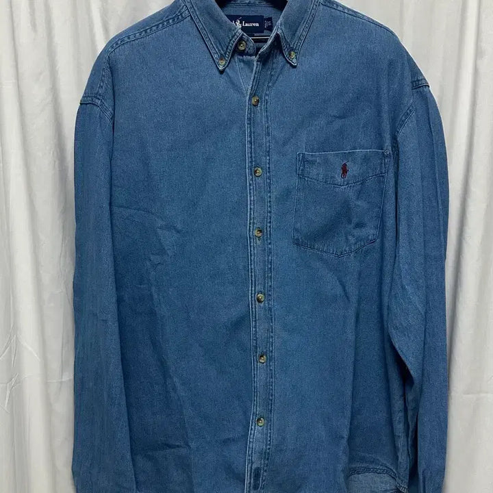 [BUNJANG] Polo Ralph Lauren Denim Shirt XXL / no.191 폴로랄프로렌 데님셔츠 xxl 상태s급