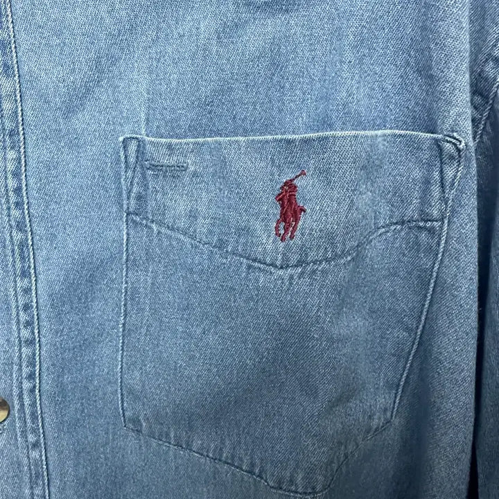 [BUNJANG] Polo Ralph Lauren Denim Shirt XXL / no.191 폴로랄프로렌 데님셔츠 xxl 상태s급