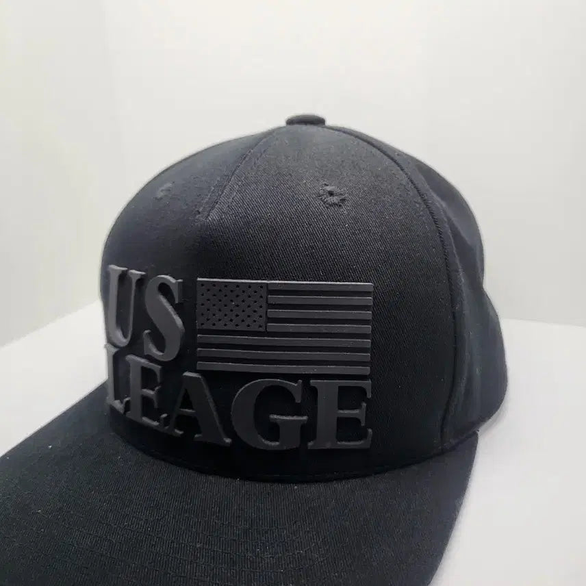 [BUNJANG] US LEAGUE Black Logo Ball Cap / 모자