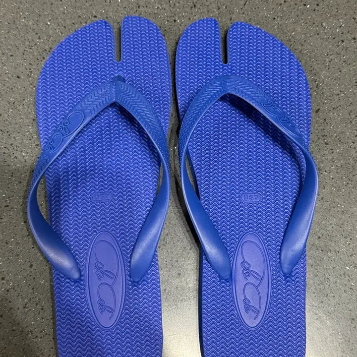 [BUNJANG] ColleColle Tabi Jjori Sandals Blue 250 / 꼴레꼴레 타비 쪼리 블루 250
