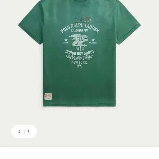 [BUNJANG] Polo Ralph Lauren Green T-Shirt / 폴로 랄프로렌 티셔츠 그린