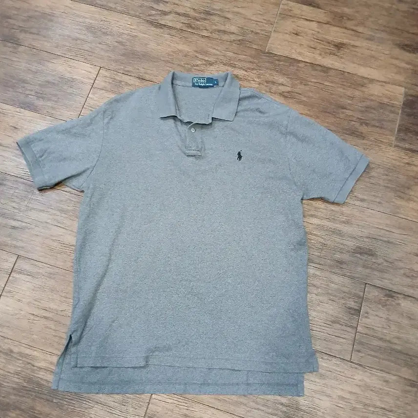 [BUNJANG] Polo Ralph Lauren Gray Short Sleeve Polo Shirt / 폴로 랄프로렌 그레이 반팔 폴로티