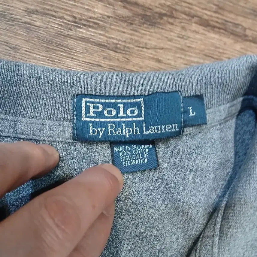 [BUNJANG] Polo Ralph Lauren Gray Short Sleeve Polo Shirt / 폴로 랄프로렌 그레이 반팔 폴로티