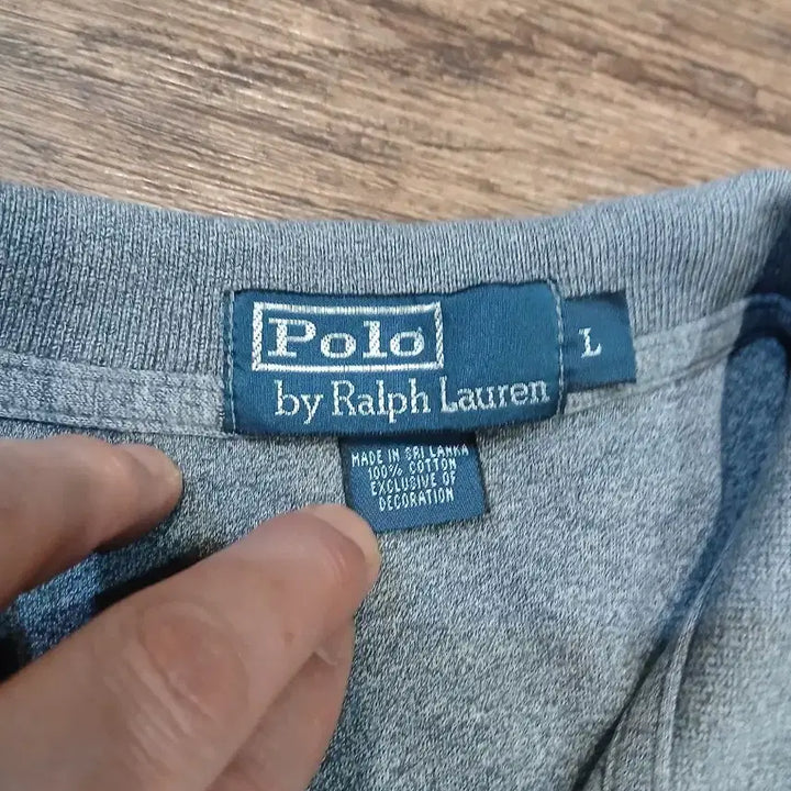 [BUNJANG] Polo Ralph Lauren Gray Short Sleeve Polo Shirt / 폴로 랄프로렌 그레이 반팔 폴로티