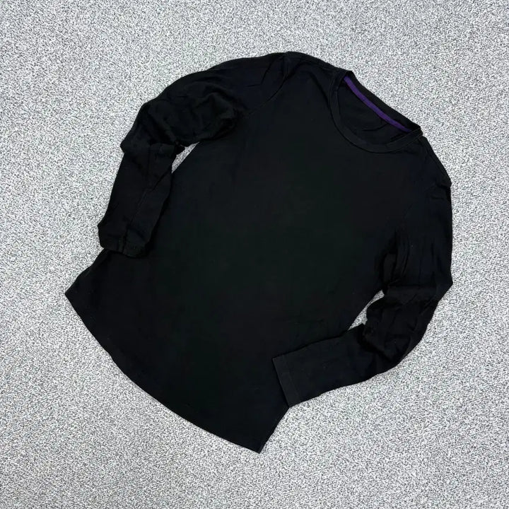 [BUNJANG] Vintage 80s Round Neck Long Sleeve Shirt / 80 빈티지 라운드넥 긴팔 롱슬리브 0430J