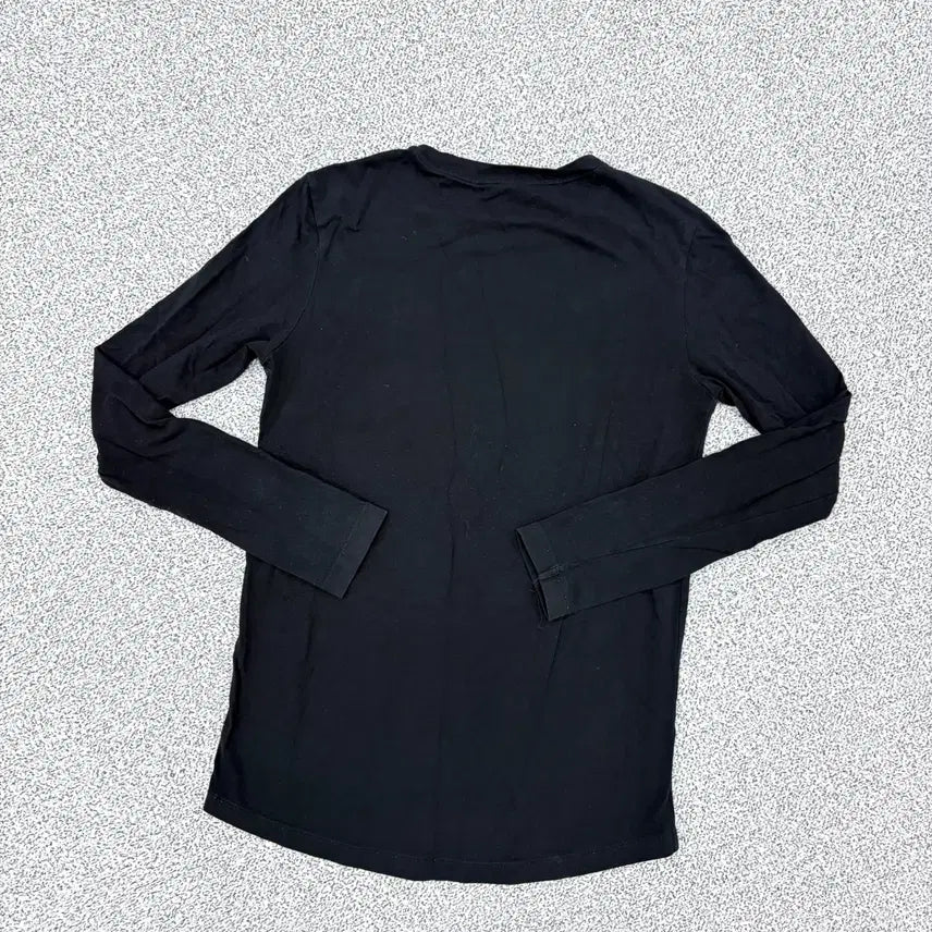 [BUNJANG] Vintage 80s Round Neck Long Sleeve Shirt / 80 빈티지 라운드넥 긴팔 롱슬리브 0430J