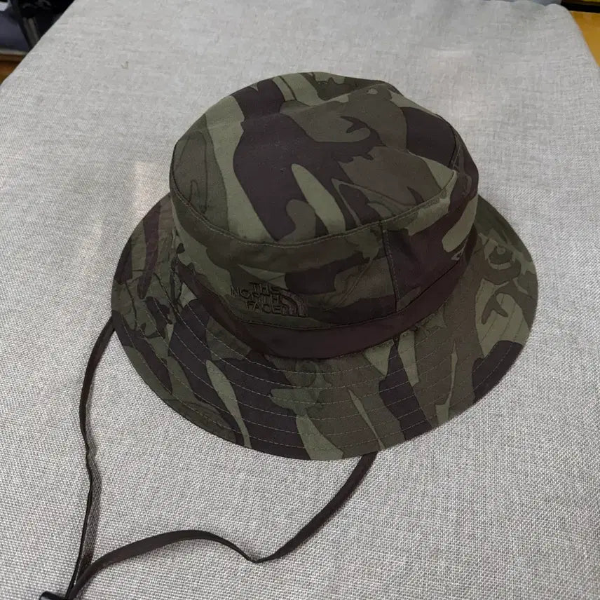 [BUNJANG] The North Face Camo Bucket Hat / 노스페이스 카모 버킷햇 벙거지 모자
