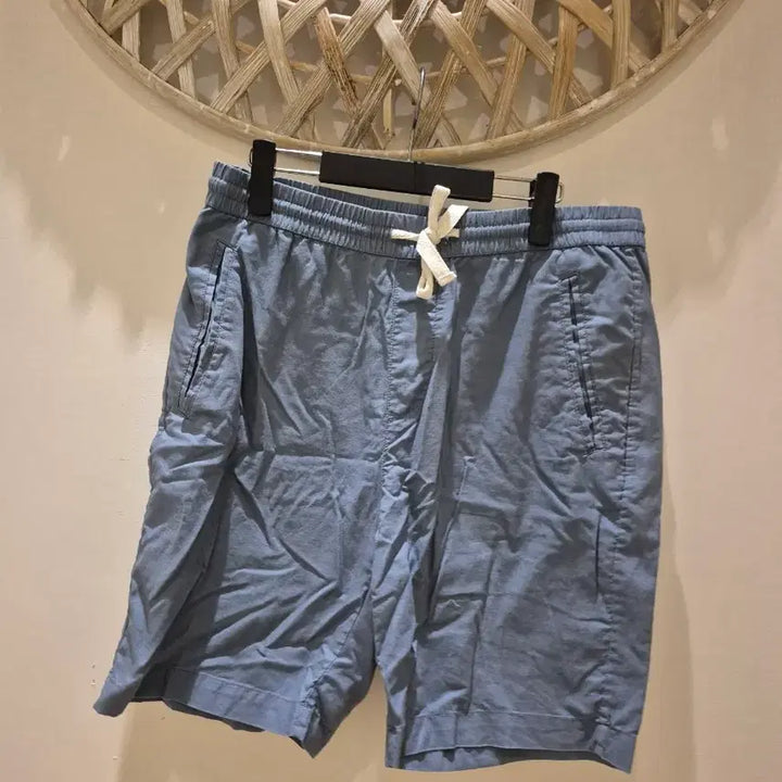 [BUNJANG] ZARA Linen Shorts (M/L) / ZARA 린넨 하늘색 베이지  반바지 M/L  두개 같이 팜