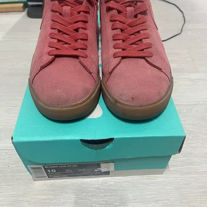 [BUNJANG] Supreme Nike SB Blazer Low Pink Suede Sneakers / 슈프림 나이키 sb 블레이져 로우