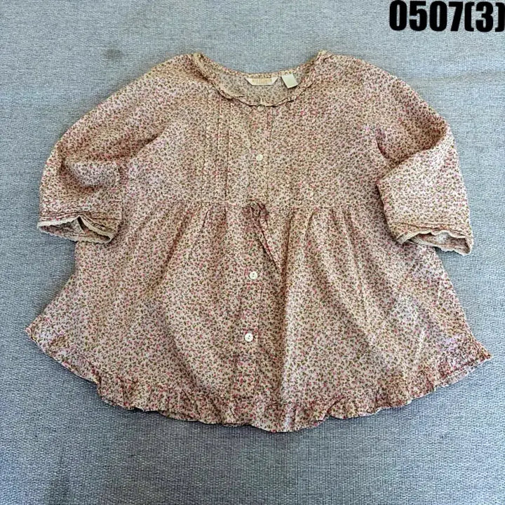 [BUNJANG] Vintage Flower Pattern Blouse / 빈티지 플라워 패턴 블라우스 0507