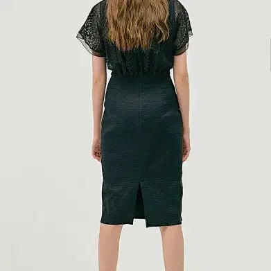 [BUNJANG] Mine Lace Block Dress Size 55 / 마인 mine 레이스 블록 원피스 55 사이즈 정품