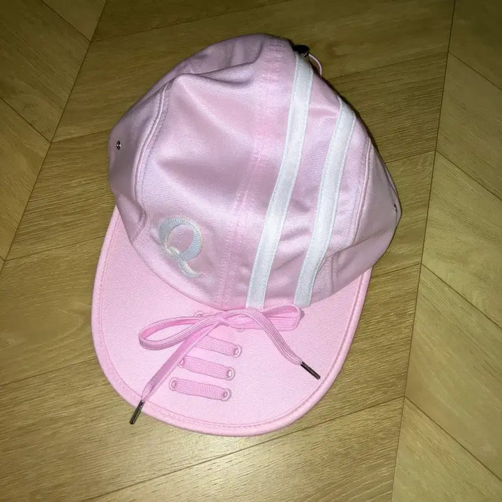 [BUNJANG] Oldycallnew Pink Ribbon Detail Baseball Cap / 올디컬뉴 모자