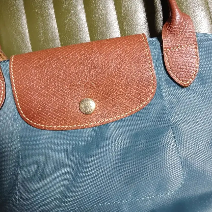 [BUNJANG] Longchamp Blue Tote Bag Shoulder Bag / 롱샴 토트백 블루 숄더백 여성 가방