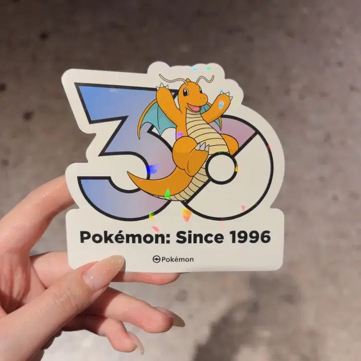 [BUNJANG] Pokemon 30th Anniversary Stickers - Dragonite &amp; Dragonair / 포켓몬 30주년 기념 스티커 신뇽, 망나뇽