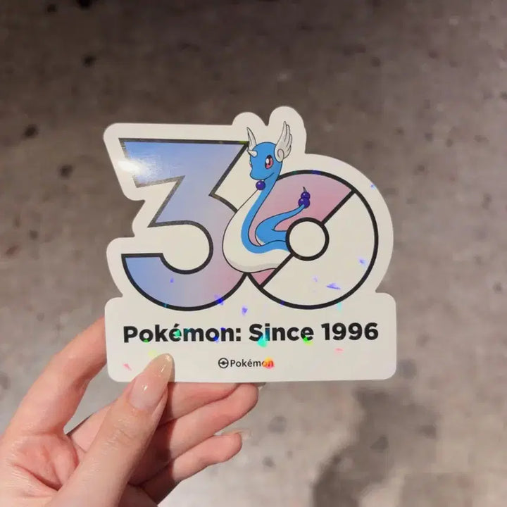 [BUNJANG] Pokemon 30th Anniversary Stickers - Dragonite &amp; Dragonair / 포켓몬 30주년 기념 스티커 신뇽, 망나뇽