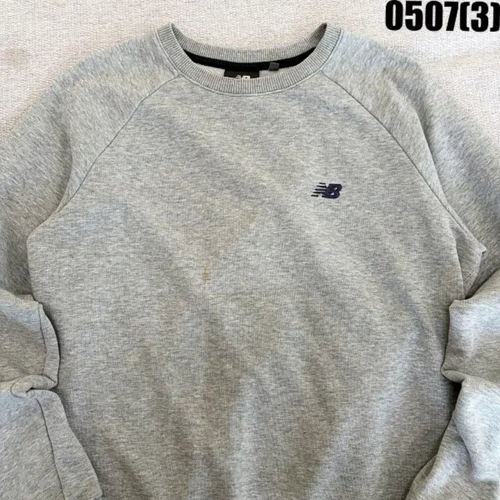 [BUNJANG] New Balance Grey Sweatshirt T-Shirt M / 뉴발란스 회색 맨투맨 티셔츠 M 0507