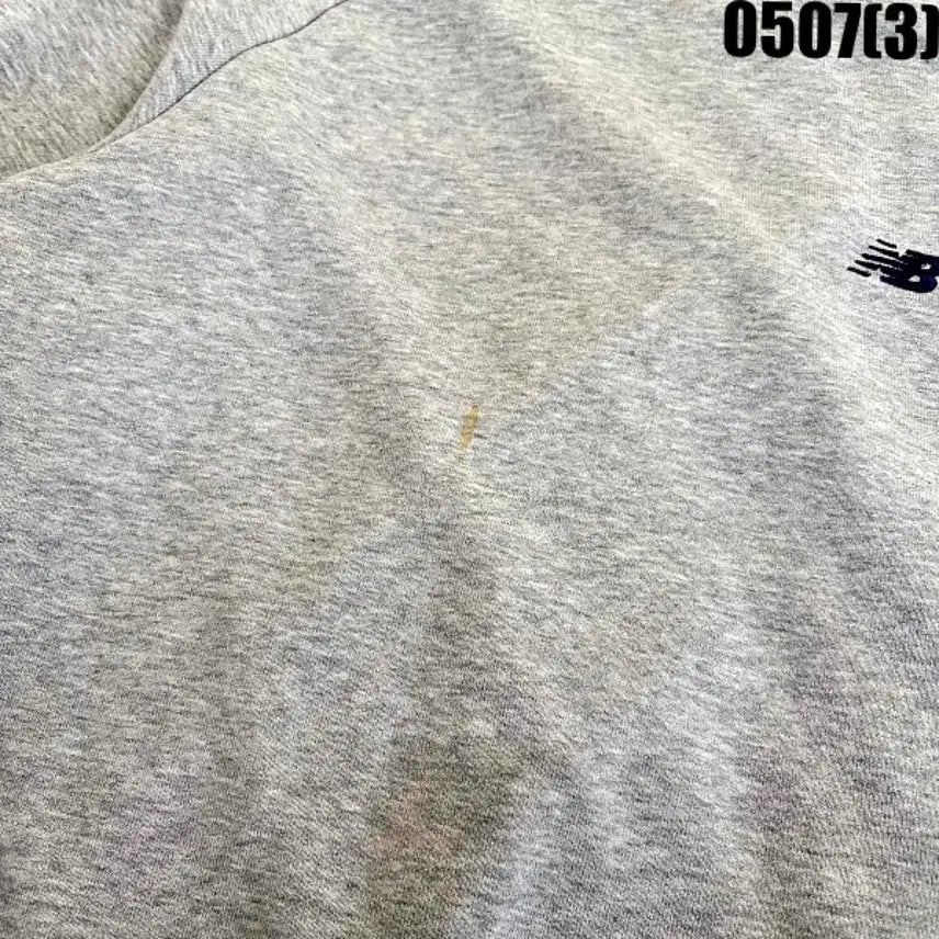 [BUNJANG] New Balance Grey Sweatshirt T-Shirt M / 뉴발란스 회색 맨투맨 티셔츠 M 0507
