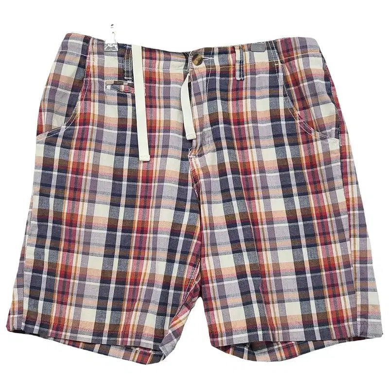 [BUNJANG] Polo Ralph Lauren Red Check Cotton Shorts (Size 34) / 폴로 빈티지 레드 체크 반바지 34