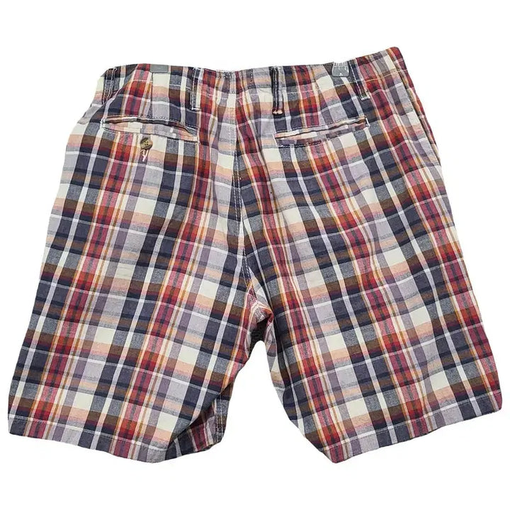 [BUNJANG] Polo Ralph Lauren Red Check Cotton Shorts (Size 34) / 폴로 빈티지 레드 체크 반바지 34