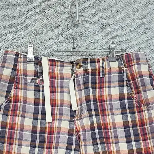 [BUNJANG] Polo Ralph Lauren Red Check Cotton Shorts (Size 34) / 폴로 빈티지 레드 체크 반바지 34