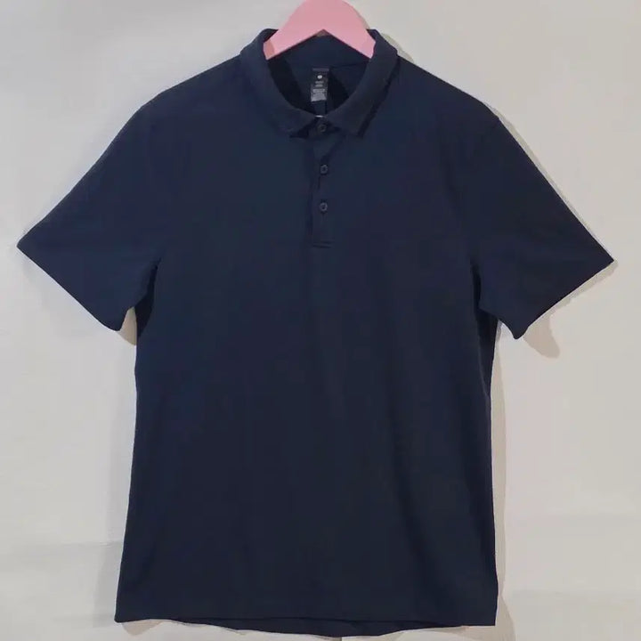 [BUNJANG] Lululemon Navy Polo T-Shirt Size M / 정품 룰루레몬 네이비 폴로 티셔츠 M사이즈