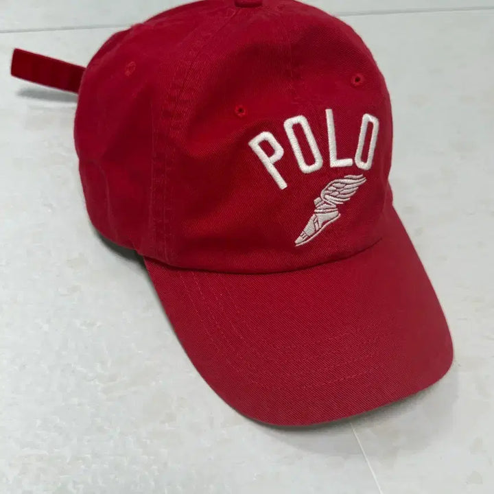 [BUNJANG] Polo Ralph Lauren Red Embroidered Logo Cotton Twill Baseball Cap / Polo 볼캡 레드색상