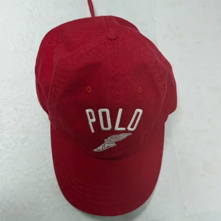 [BUNJANG] Polo Ralph Lauren Red Embroidered Logo Cotton Twill Baseball Cap / Polo 볼캡 레드색상