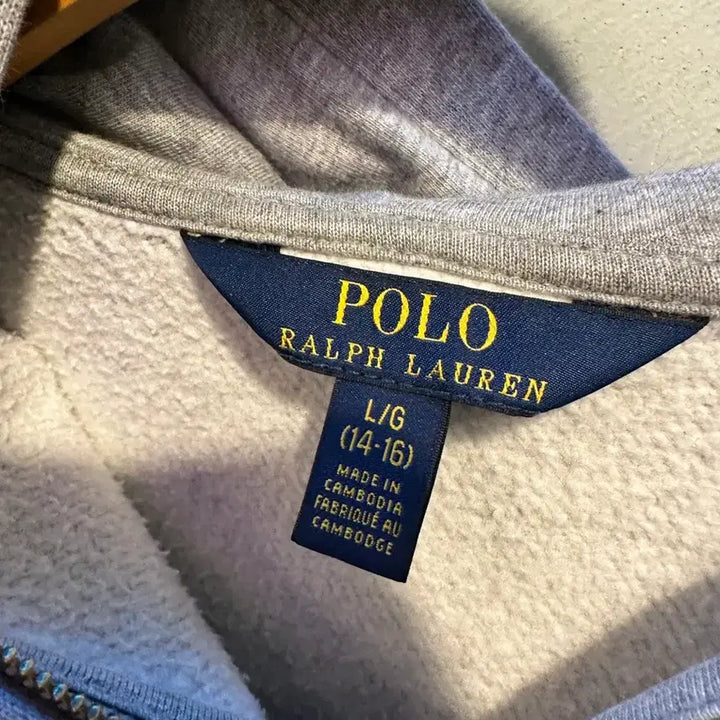 [BUNJANG] Polo Ralph Lauren Genuine Hooded Zip-Up Sweatshirt L / 폴로 정품 후드집업