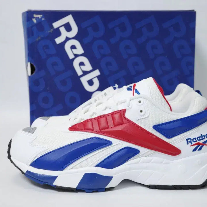 [BUNJANG] Reebok Interval 96 FV5520 Sneakers White/Red/Blue / 리복 인터벌 96 FV5520 새상품 보관품 박스택 포함