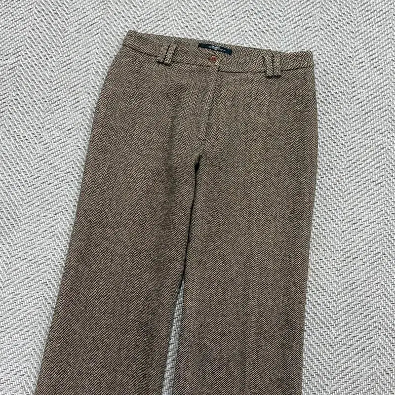 [BUNJANG] Max Mara Herringbone Wool Slacks V3585 / 막스마라 헤링본 울 슬랙스 v3585