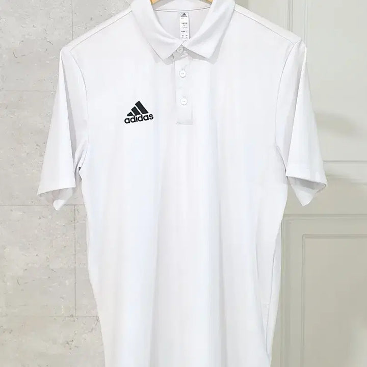 [BUNJANG] Adidas Aero Performance Short Sleeve Polo Shirt White 105 / 아디다스 에어로 기능성 반팔 카라티 105 화이트