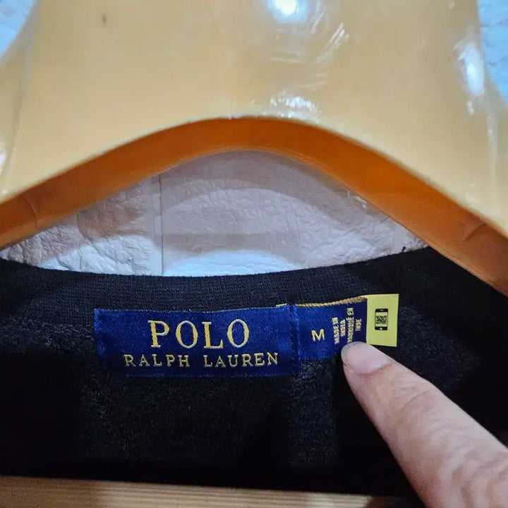 [BUNJANG] Polo Ralph Lauren Black Fleece Sweatshirt / 무배)폴로 랄프로렌 블랙 맨투맨 기모