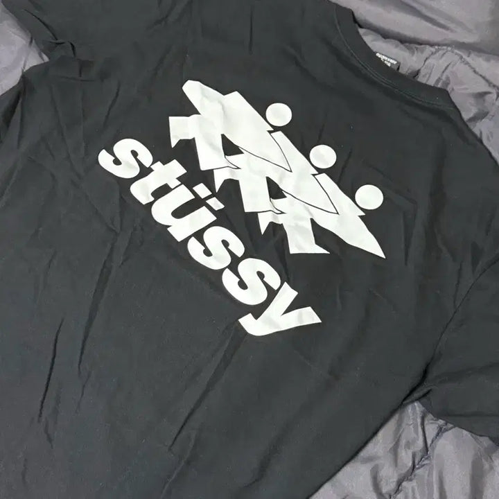 [BUNJANG] Stussy Black T-Shirt XL / [KREAM 구매] 스투시 블랙 티셔츠 XL