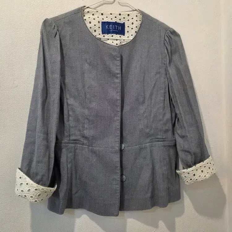 [BUNJANG] KEITH Punching Blouson Jacket / KEITH 펀칭 블루종 자켓