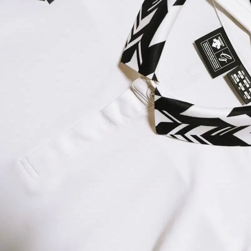 [BUNJANG] Descente Collar Short Sleeve T-Shirt White XXL / [XXL] 데상트 카라 반팔티 화이트396
