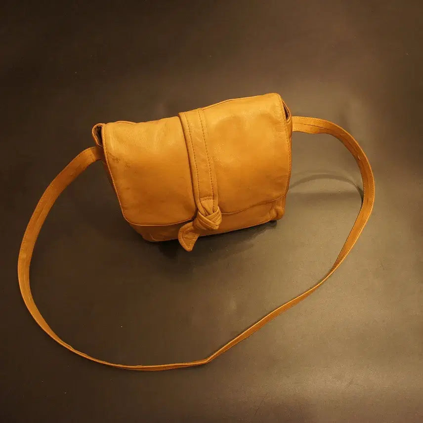 [BUNJANG] Crossbody Bag Leather Bag Vintage Bag Unisex / 7120 크로스가방 크로스백 가죽백 가죽가방 빈티지가방 여성가방 남자백