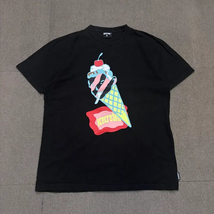 [BUNJANG] Icecream Short Sleeve T-Shirt XL Black / icecream 아이스크림 반팔 티셔츠 xl
