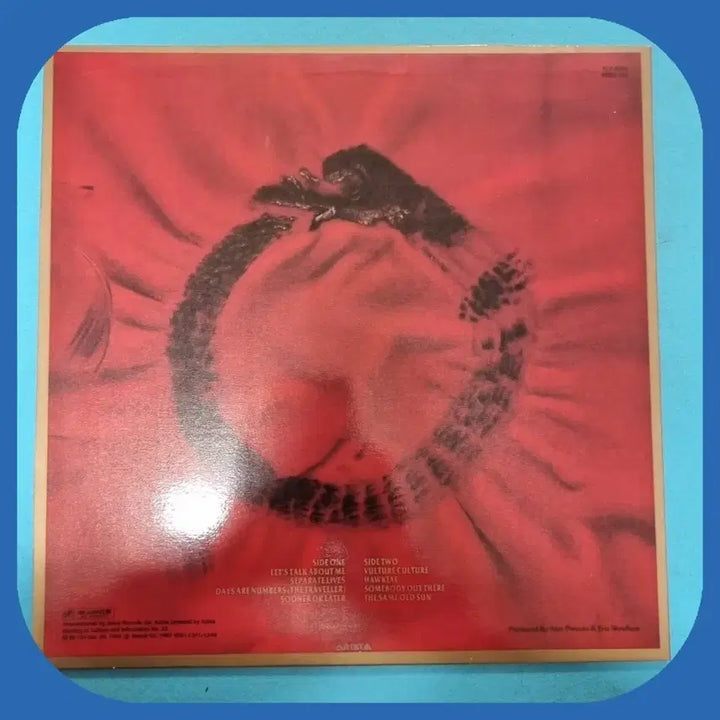 [BUNJANG] The Alan Parsons Project Vulture Culture LP / 앨런 파슨스 프로젝트 Vulture Culture LP M/M