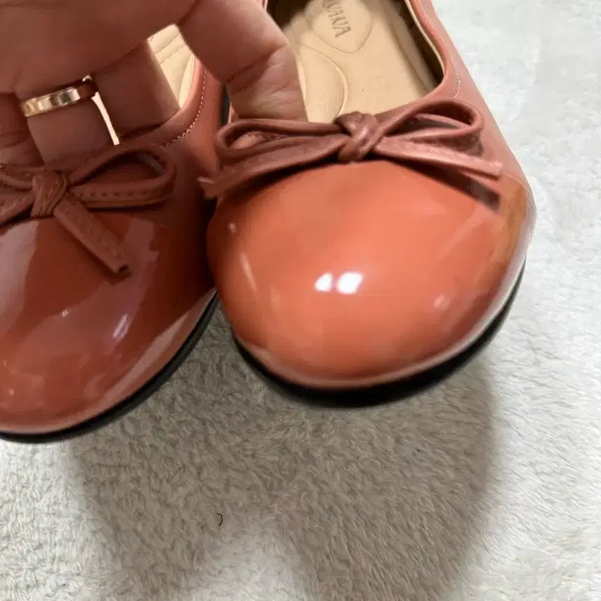 [BUNJANG] Ribbon Detail Flat Shoes - Size 230 / 리본 장식  플랫슈즈 230