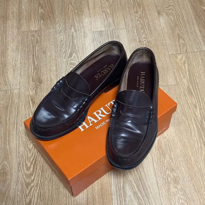 [BUNJANG] Haruta 906 Brown Loafers / [풀박] 하루타 906 브라운