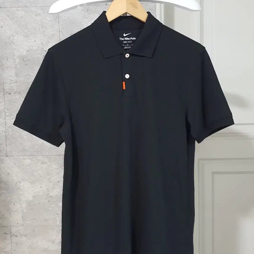 [BUNJANG] Adidas Black Logo Short Sleeve Polo T-Shirt Size 95 / 아디다스 블랙로고 반팔 카라티 95