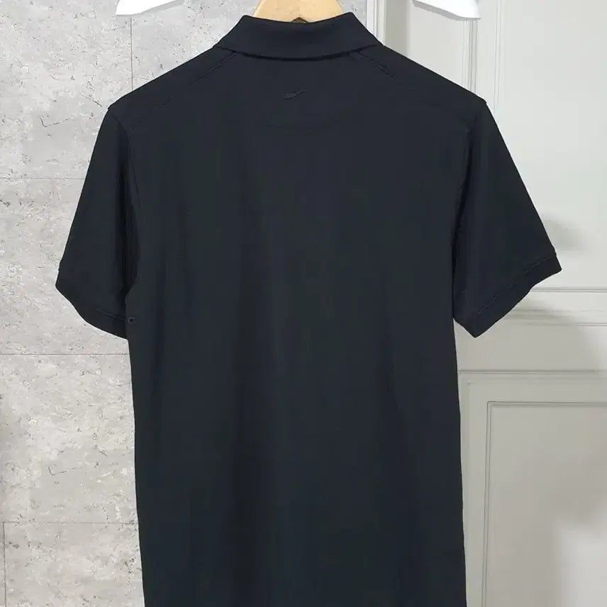 [BUNJANG] Adidas Black Logo Short Sleeve Polo T-Shirt Size 95 / 아디다스 블랙로고 반팔 카라티 95