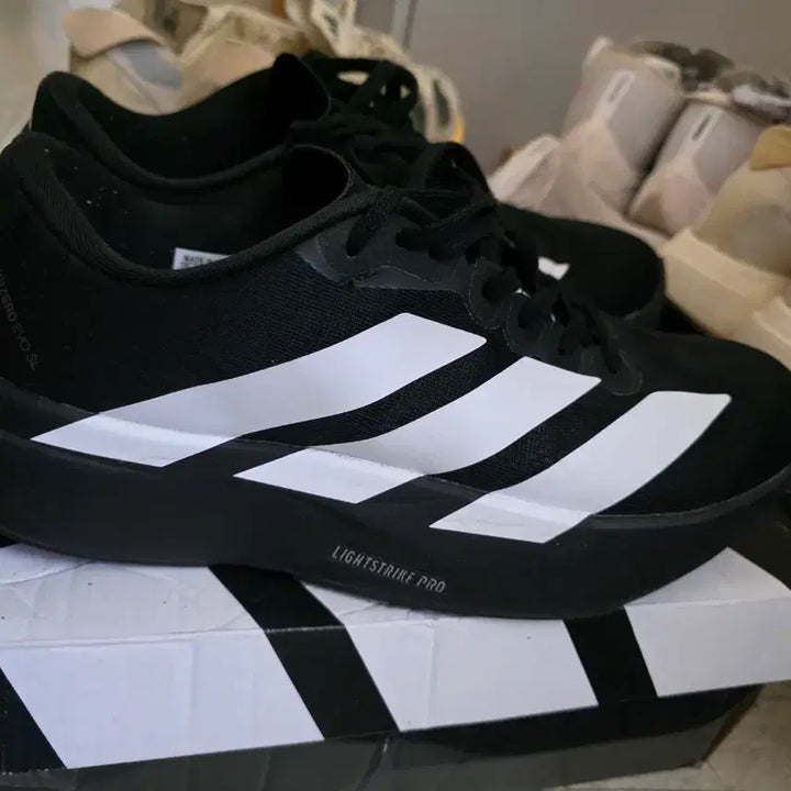 [BUNJANG] Adidas Adizero Evo SL Running Shoes Black 265mm / 아디다스 아디제로 에보SL 에보슬 블랙 265