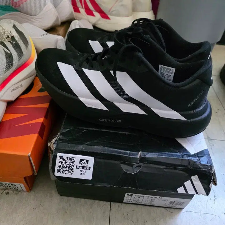 [BUNJANG] Adidas Adizero Evo SL Running Shoes Black 265mm / 아디다스 아디제로 에보SL 에보슬 블랙 265