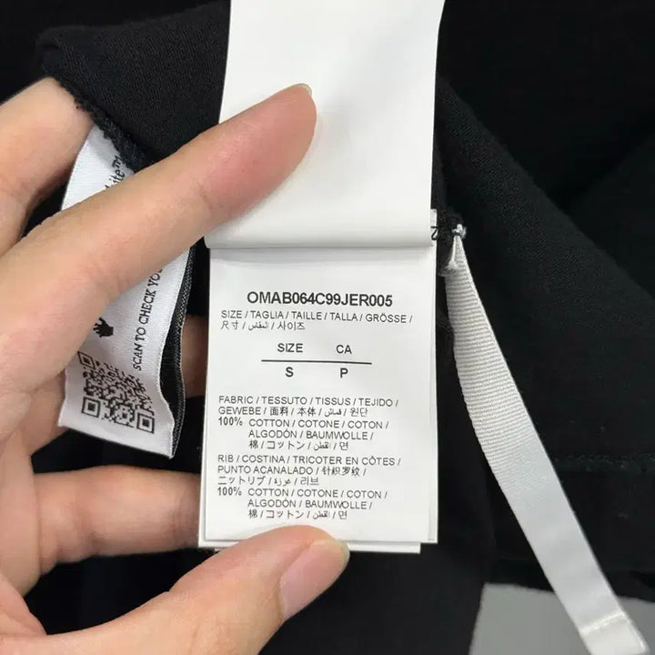 [BUNJANG] Off-White Caravaggio Long Sleeve T-Shirt Black (S) / [세븐럭셔리샵] (S) 오프화이트 카라바조 롱슬리브
