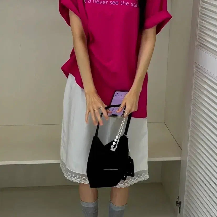 [BUNJANG] Lettering Short Sleeve Loose Fit T-Shirt / 레터링 반팔 루즈핏 티셔츠