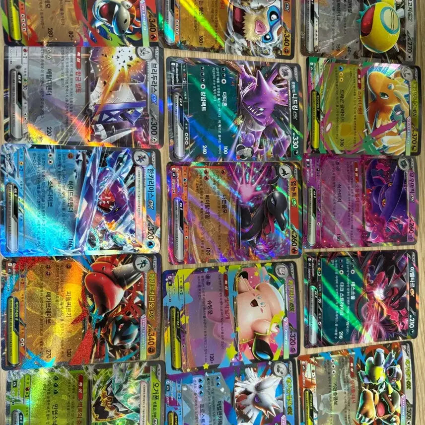 [BUNJANG] Pokemon Double Rare Cards Bundle Set / 포켓몬카드 더블레어 카드 일괄